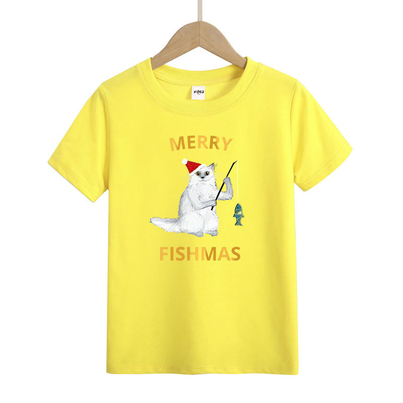 Merry Fishmas Kids T-Shirt