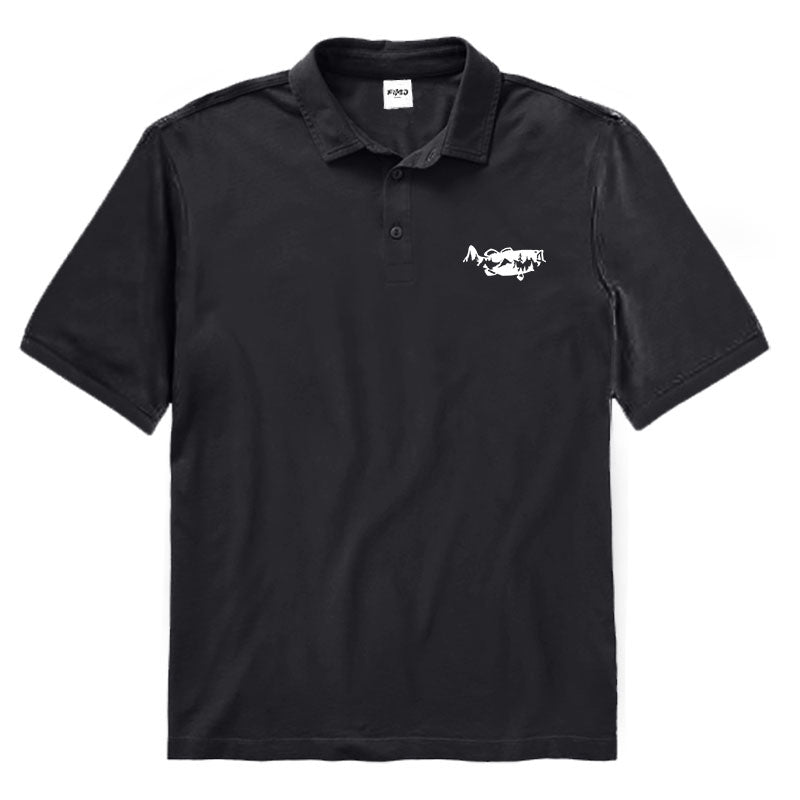 Mountain Bass Polo Shirt