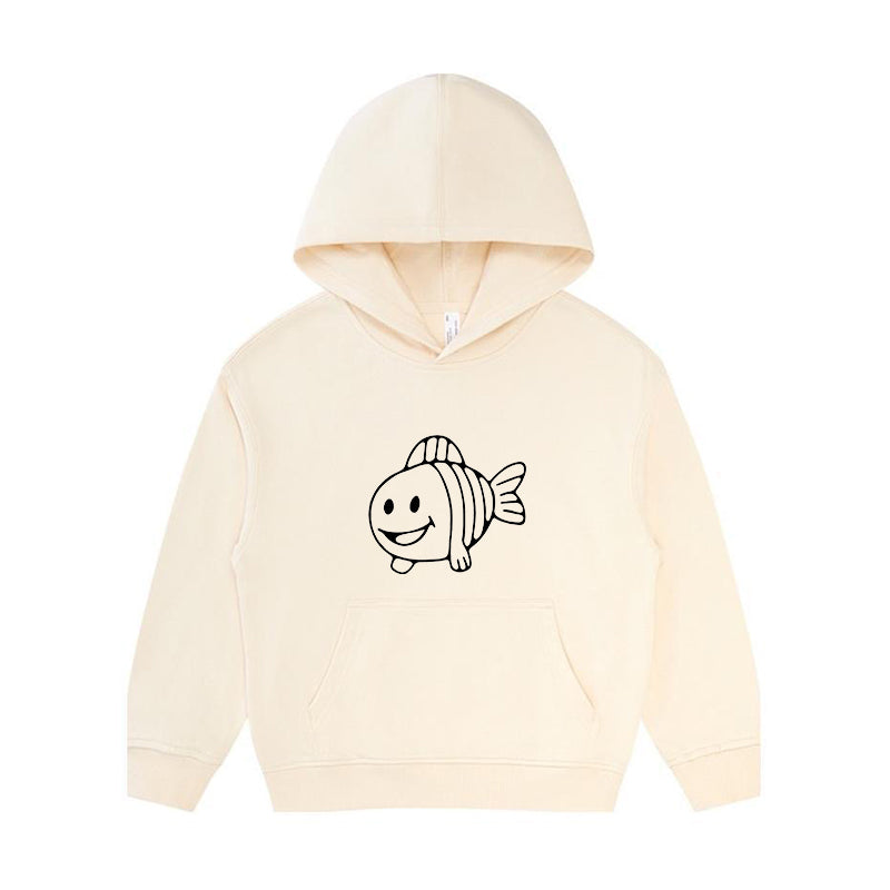 Cute fish Kid's Hoodie