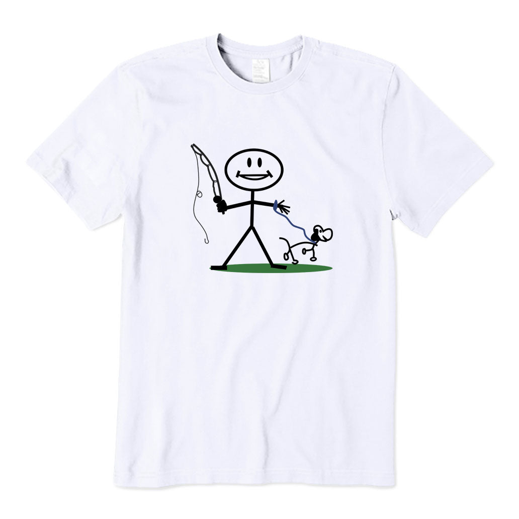 Go Fishing With My Dog T-Shirt