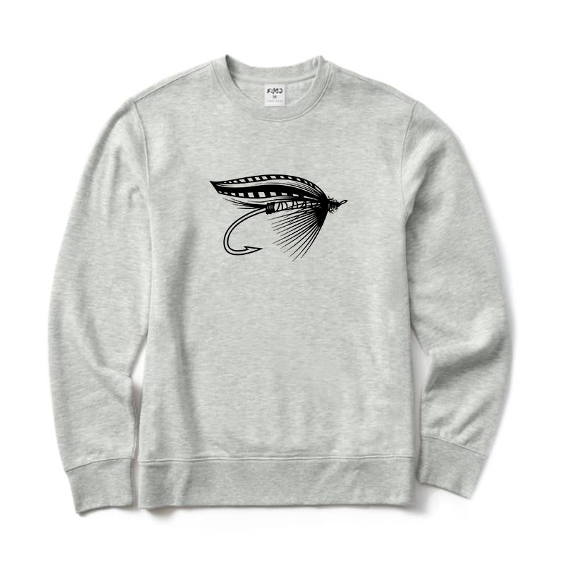 Fly Fishing Lure Crewneck Sweatshirt