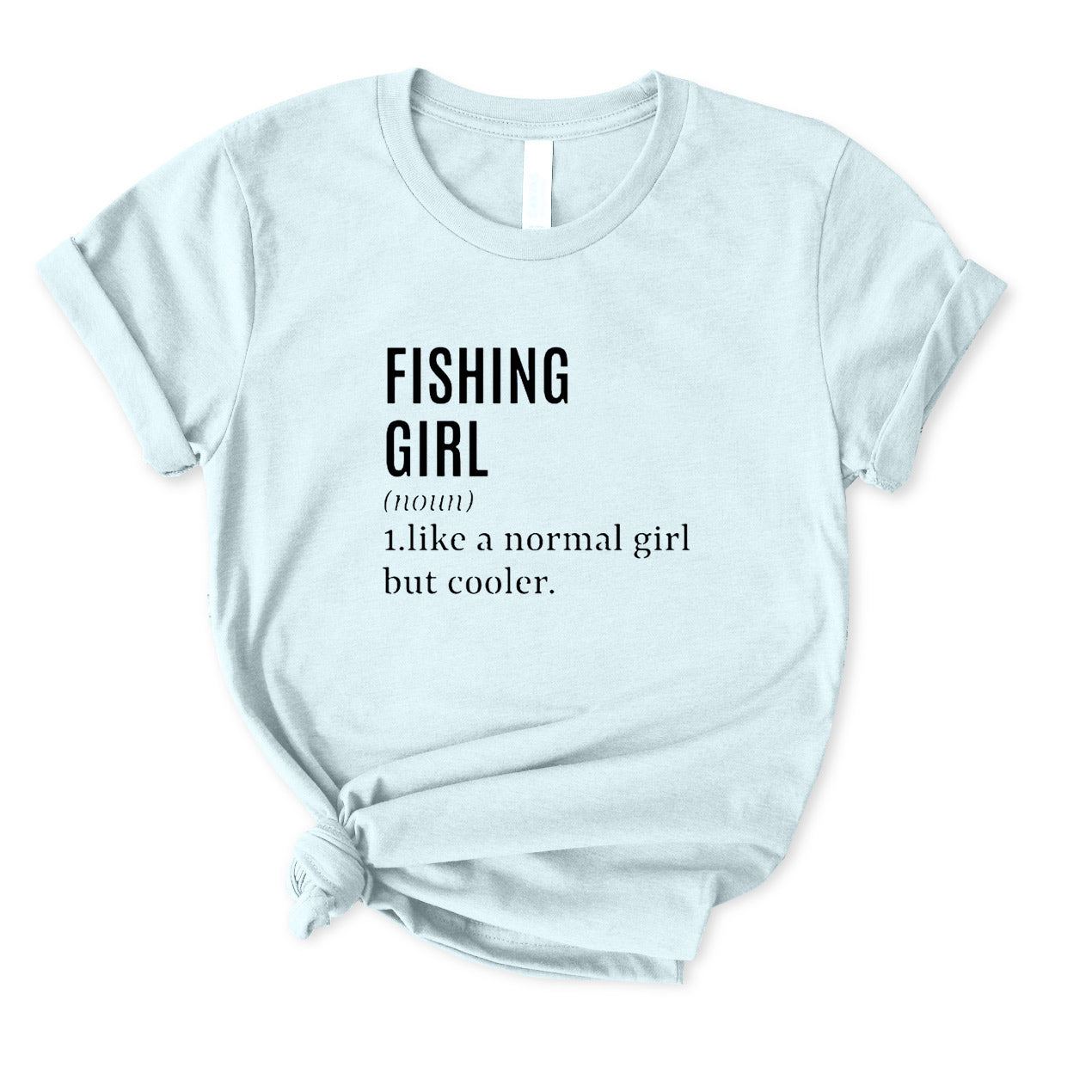 Fishing Girl T-Shirt for Women