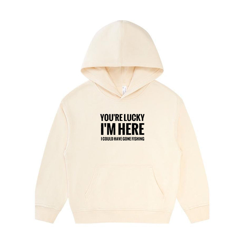 I Could Have Gone Fishing Kid's Hoodie