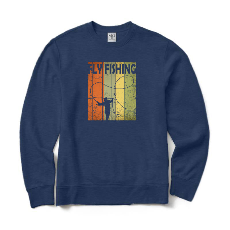 Vintage Fly Fishing Crewneck Sweatshirt