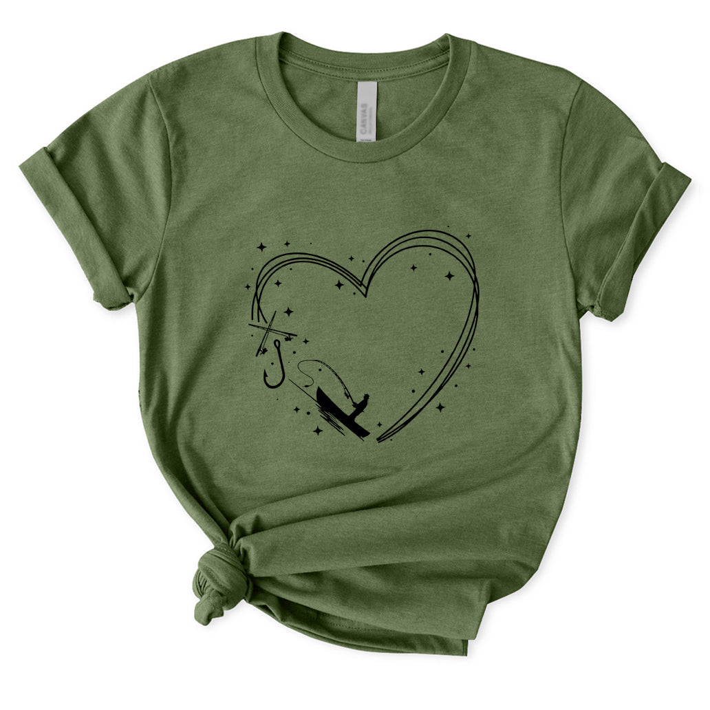 Love Fishing T-Shirt for Women