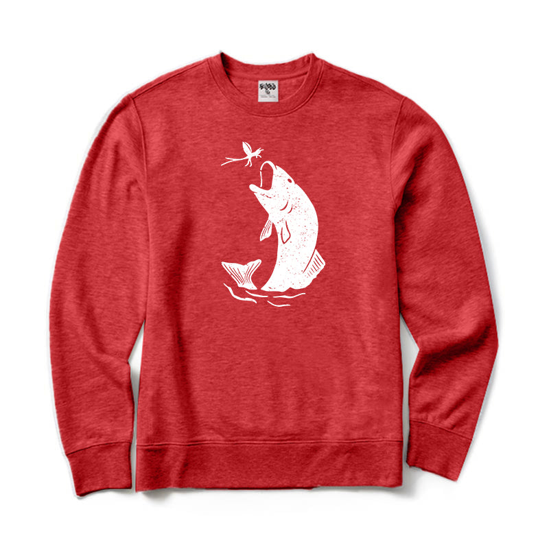 The Trout Hooked Crewneck Sweatshirt