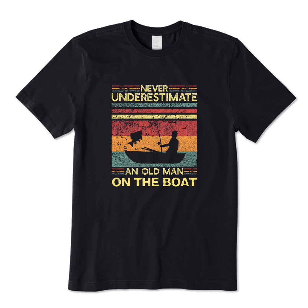 An Old Man on The Boat T-Shirt