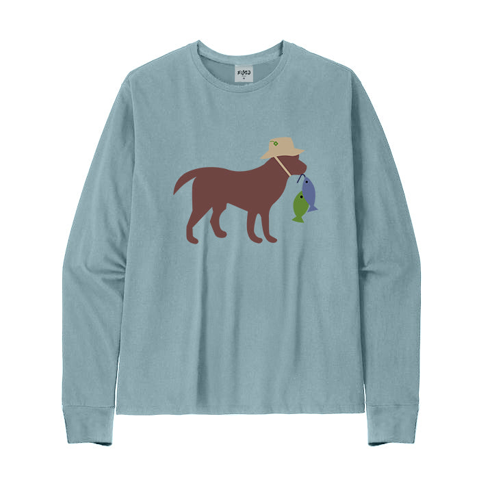 DOG FISHING Long Sleeve T-Shirt