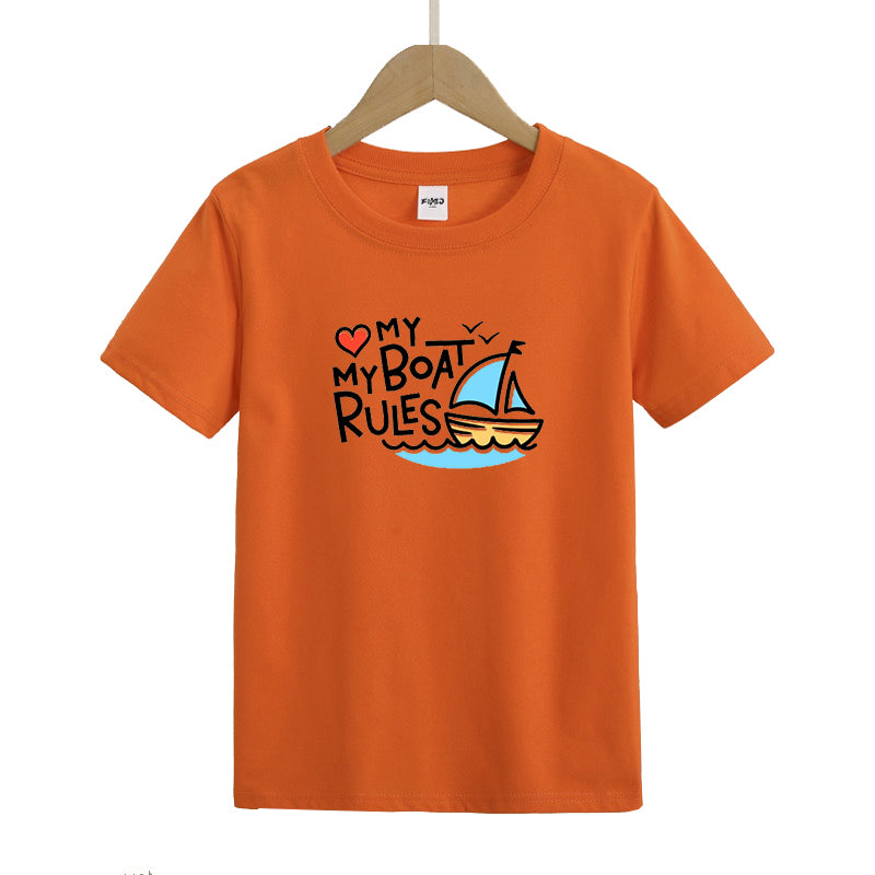 My Boat My Rules Kid's T-Shirts