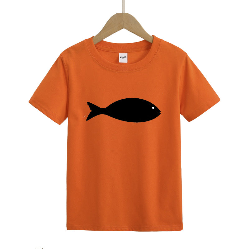 black Fish Kid's T-Shirts