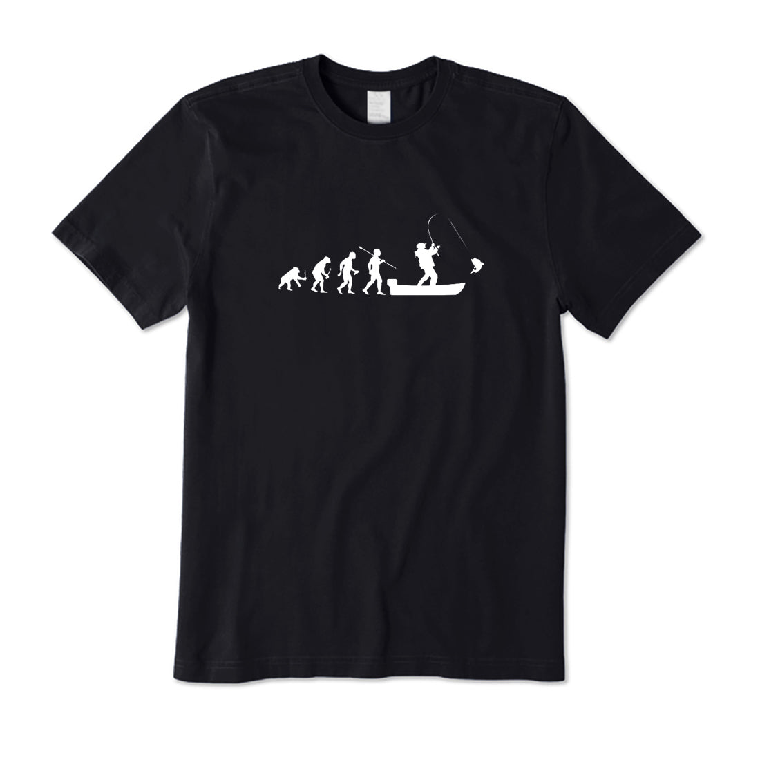 Evolution of Boat Fishing T-Shirt