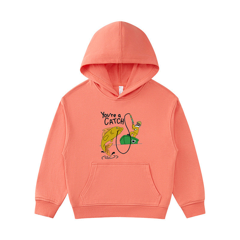 You're A Catch Kid's Hoodie