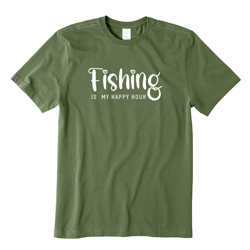 Fishing Is My Happy Hour T-Shirt