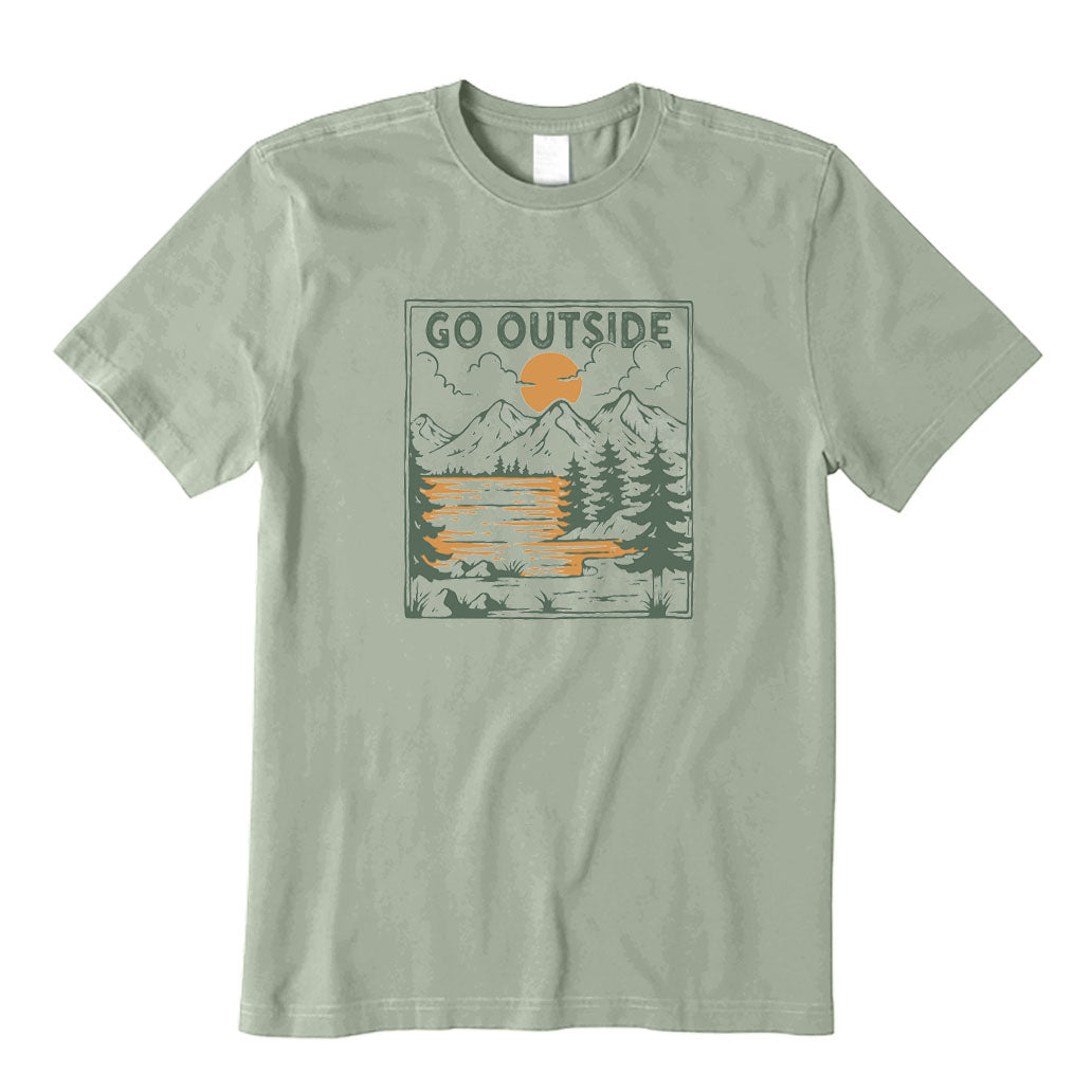 Go Outside and Fishing  T-Shirt