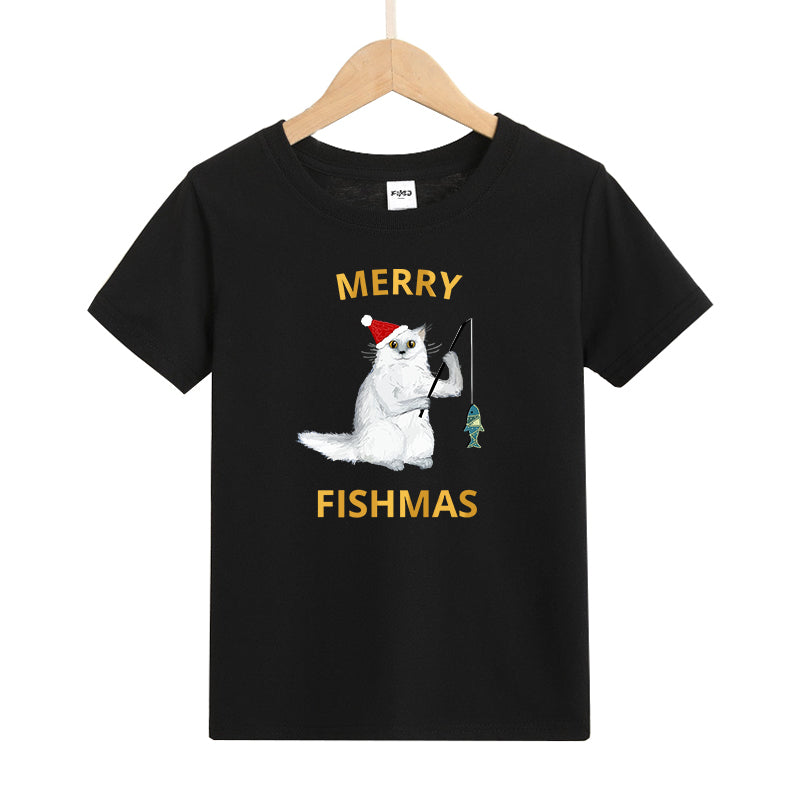 Merry Fishmas Kids T-Shirt