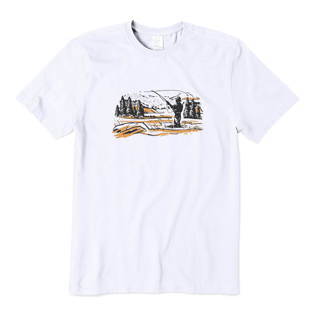 Fly Fishing Scene T-Shirt