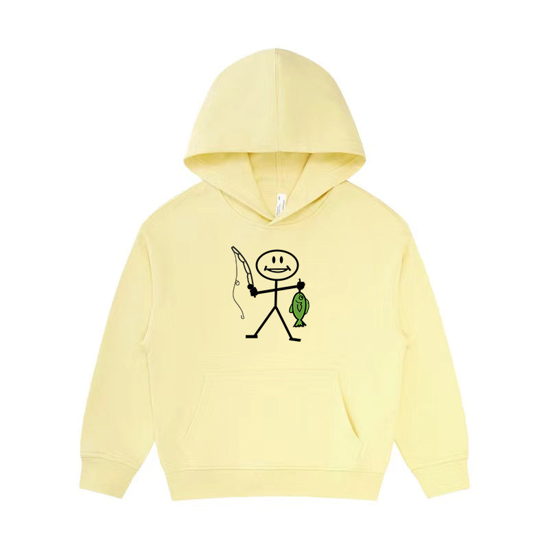 Happy Fishing Kid's Hoodie