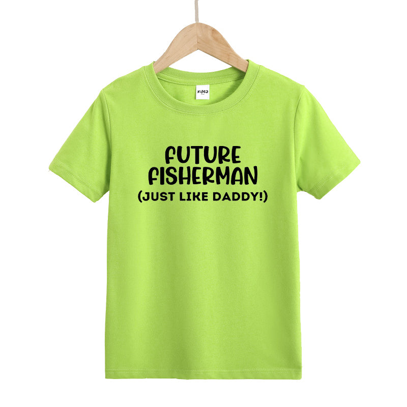 Future Fisherman Kid's T-Shirts