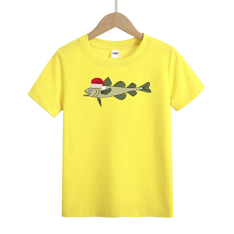 Christmas Fish Kid's T-Shirts