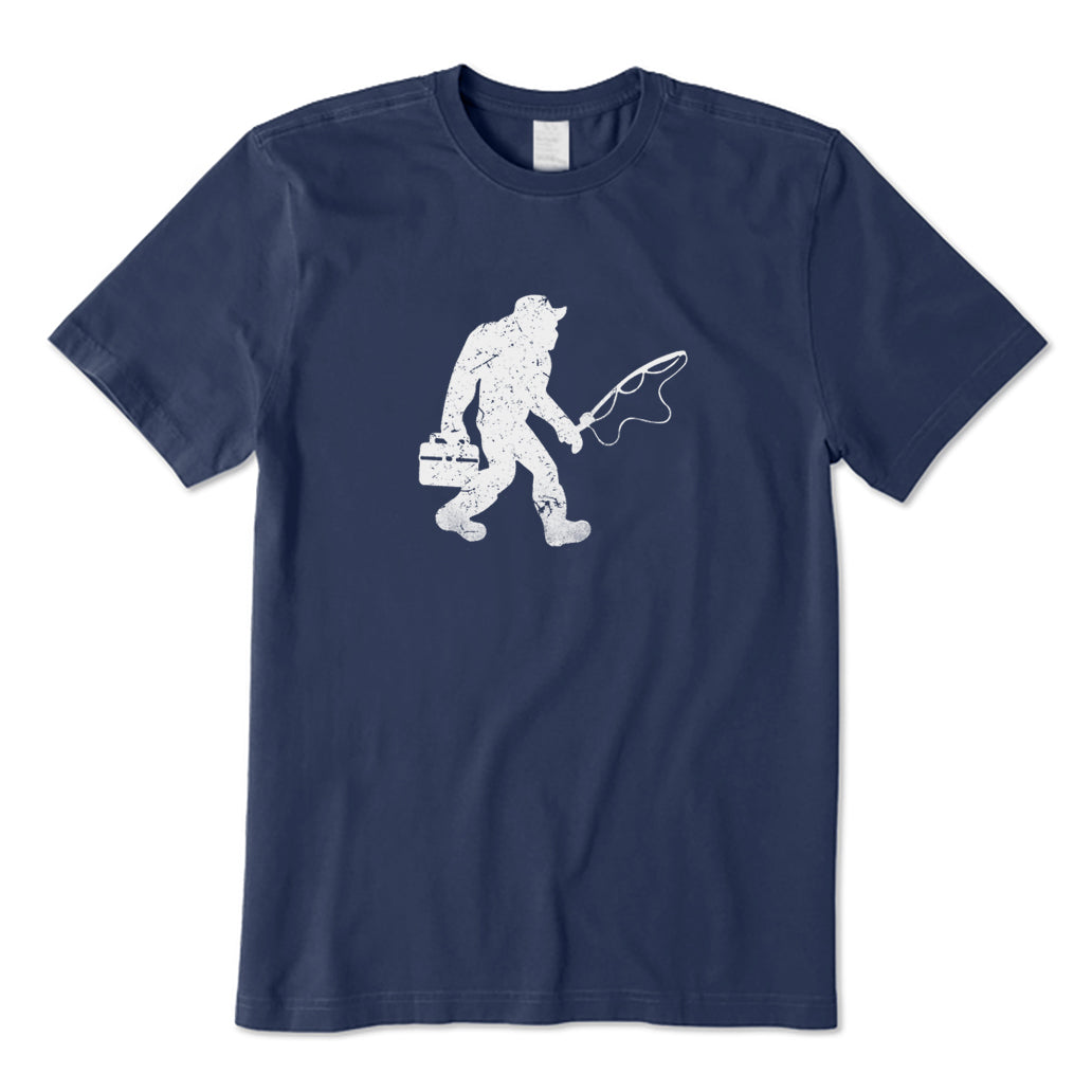 Sasquatch Go Fishing T-Shirt