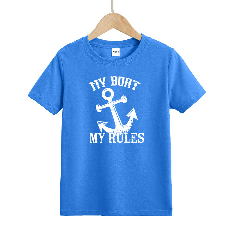 My Boat My Rules Kids T-Shirt