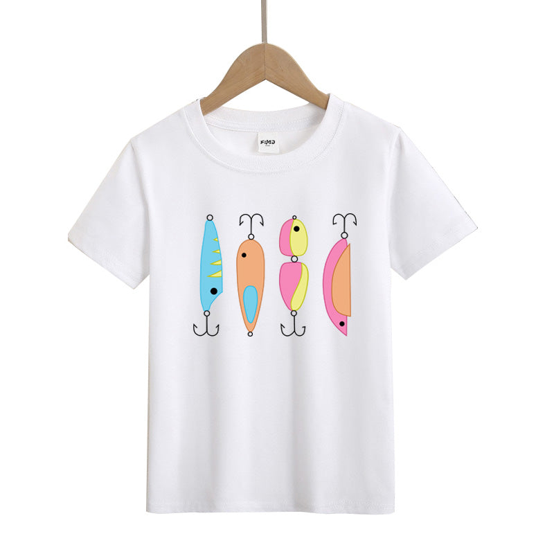 Cute Fishhook Kid's T-Shirts