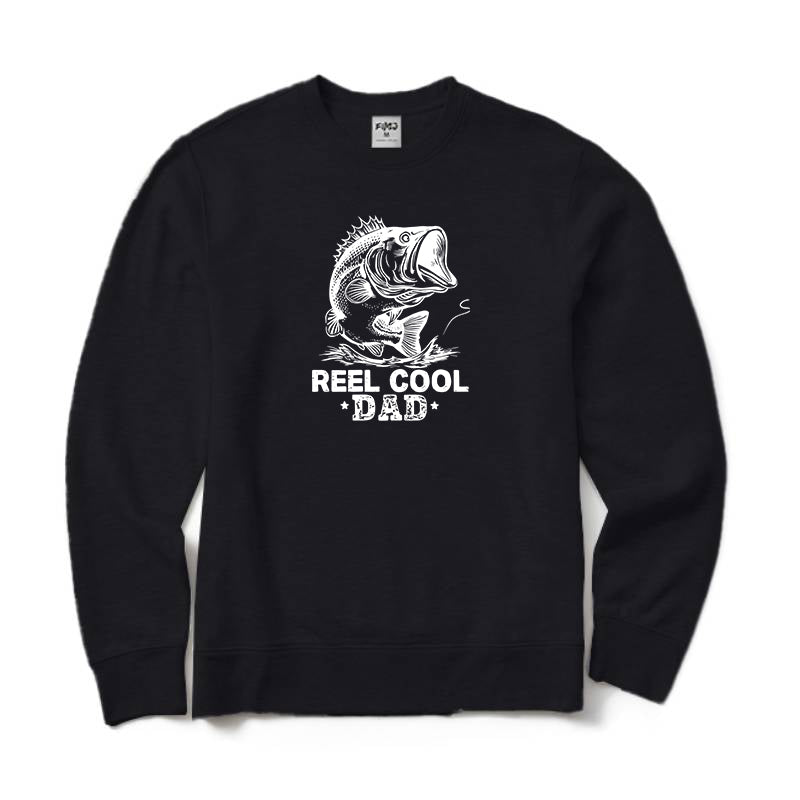 Reel Cool Dad Crewneck Sweatshirt