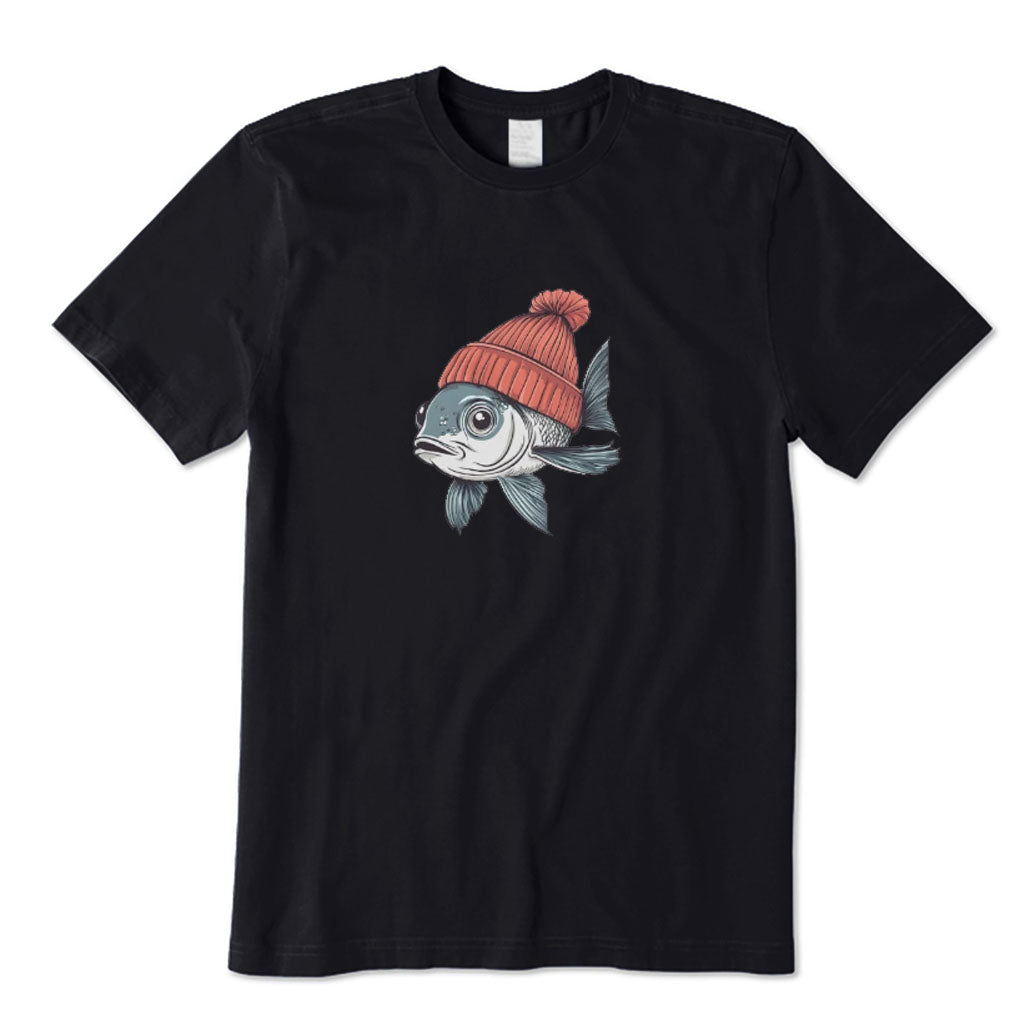 Funny Fish with Hat T-Shirt