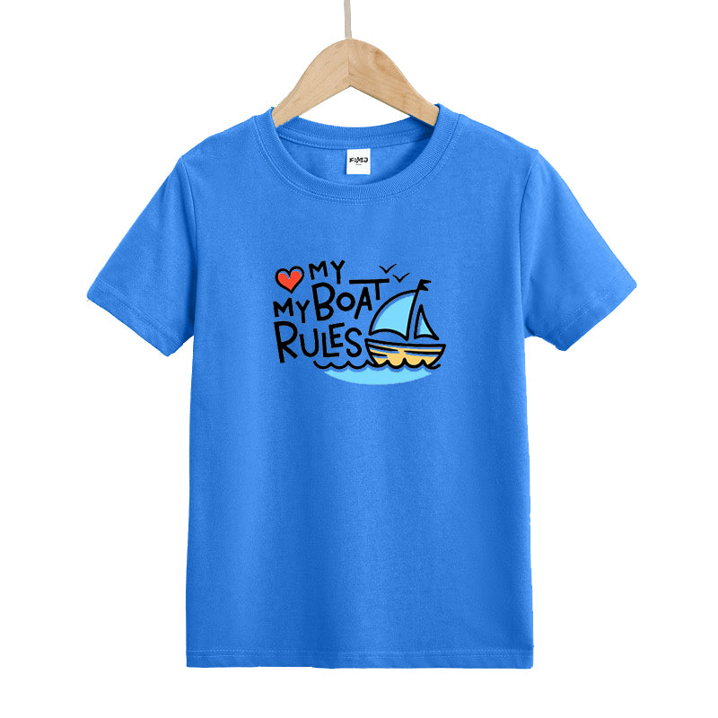 My Boat My Rules Kid's T-Shirts