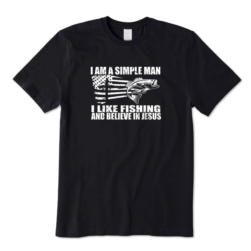 I Like Fishing and Believe in Jesus T-Shirt