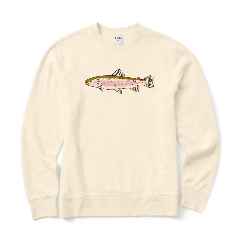 Trout Fishing Crewneck Sweatshirt