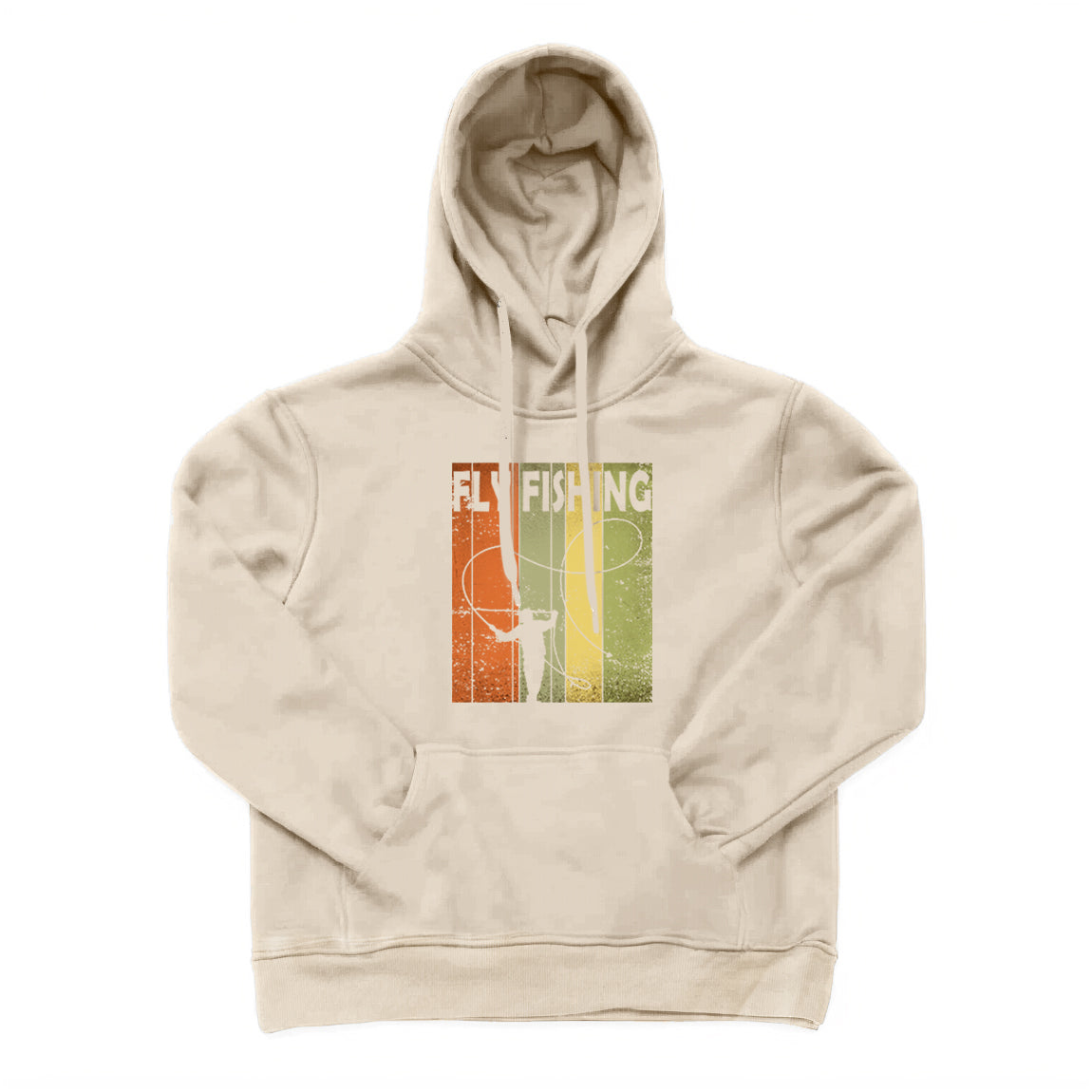 Vintage Fly Fishing Hoodie