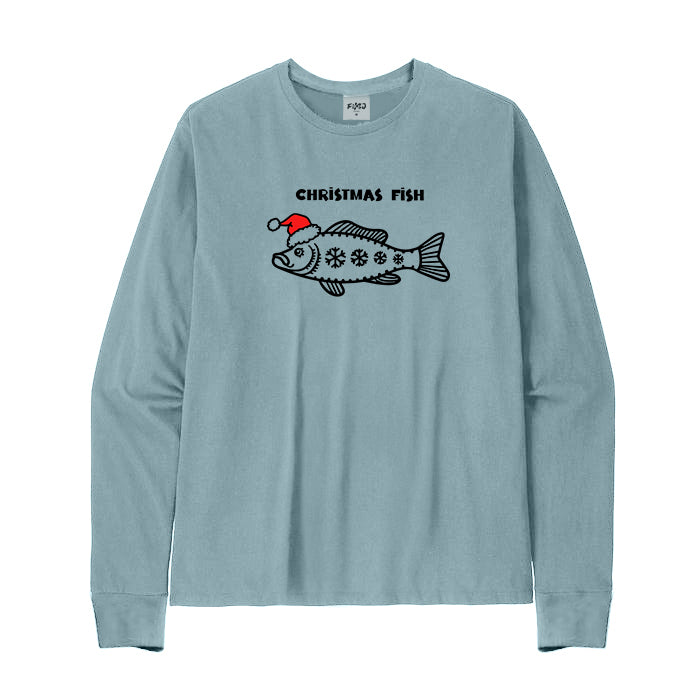 Christmas Fish Long Sleeve T-Shirt