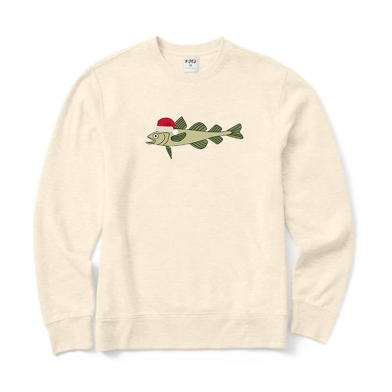 Christmas Fish Crewneck Sweatshirt