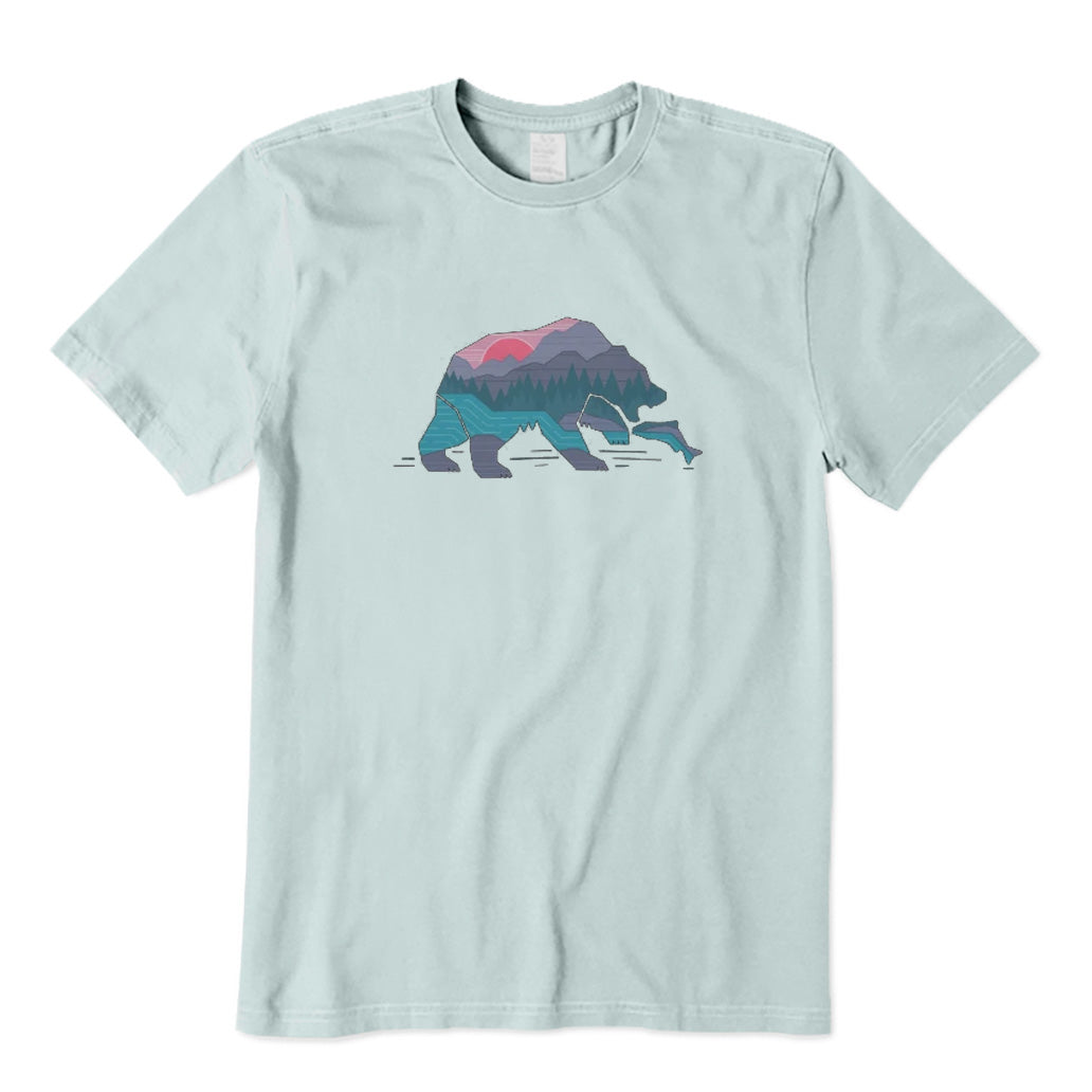 Bear Catching Fish T-Shirt