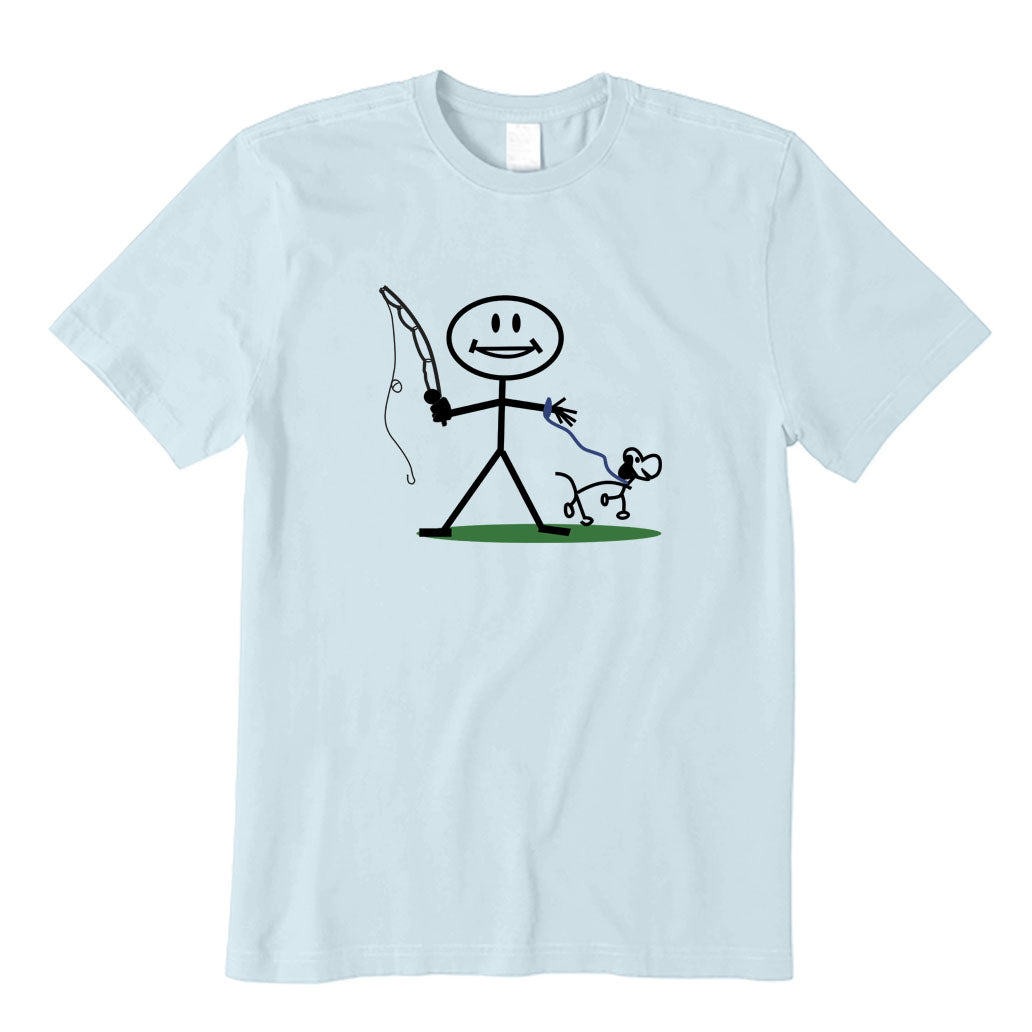 Go Fishing With My Dog T-Shirt