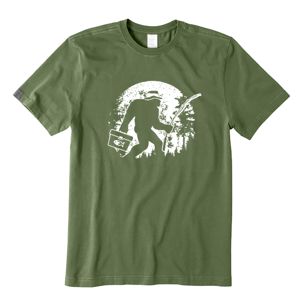 Bigfoot Fishing T-Shirt