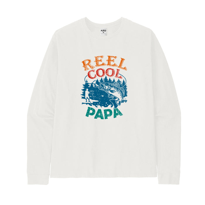 Reel Cool Dad Long Sleeve T-Shirt