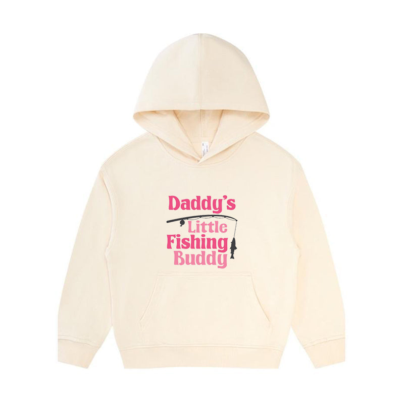 Daddy's Little Fishing Buddy Kid's Hoodie