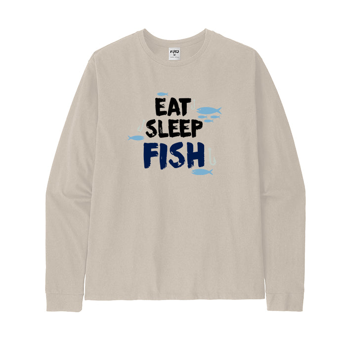 Eat Sleep Fish Long Sleeve T-Shirt