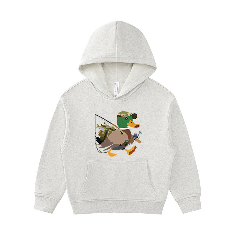 Duck Fishing Kid's Hoodie