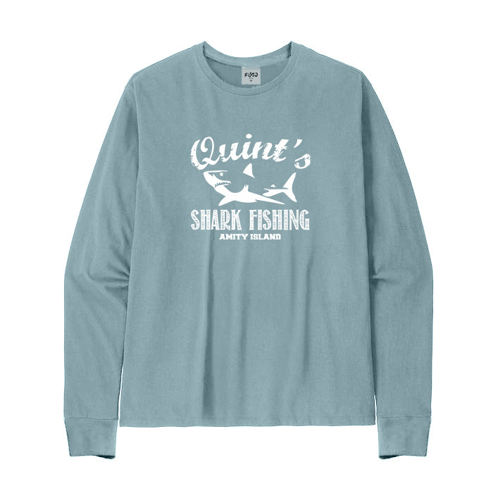 Quint's Shark Fishing Long Sleeve T-Shirt