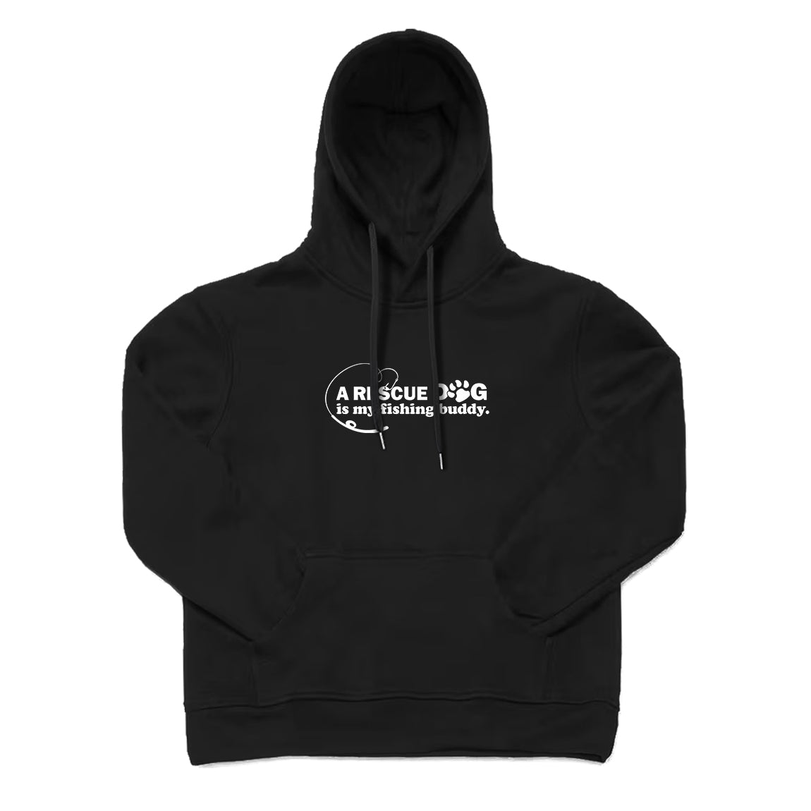 A Rescue Dog is my Fishing Buddy Hoodie