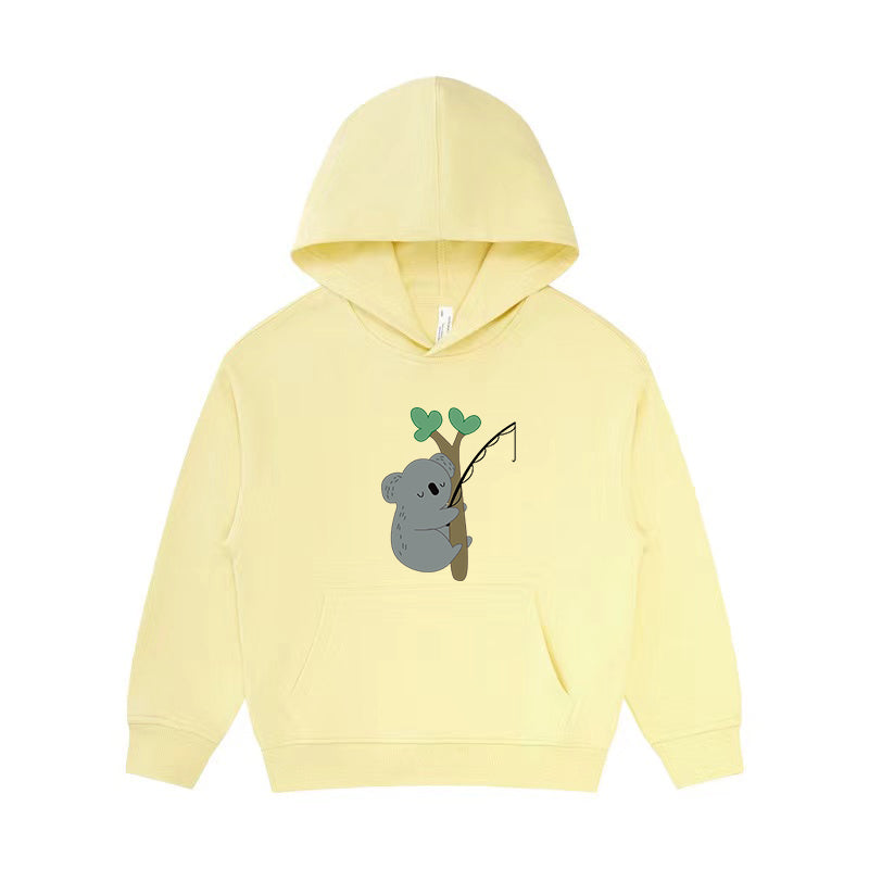 Koala Fishing Kid's Hoodie