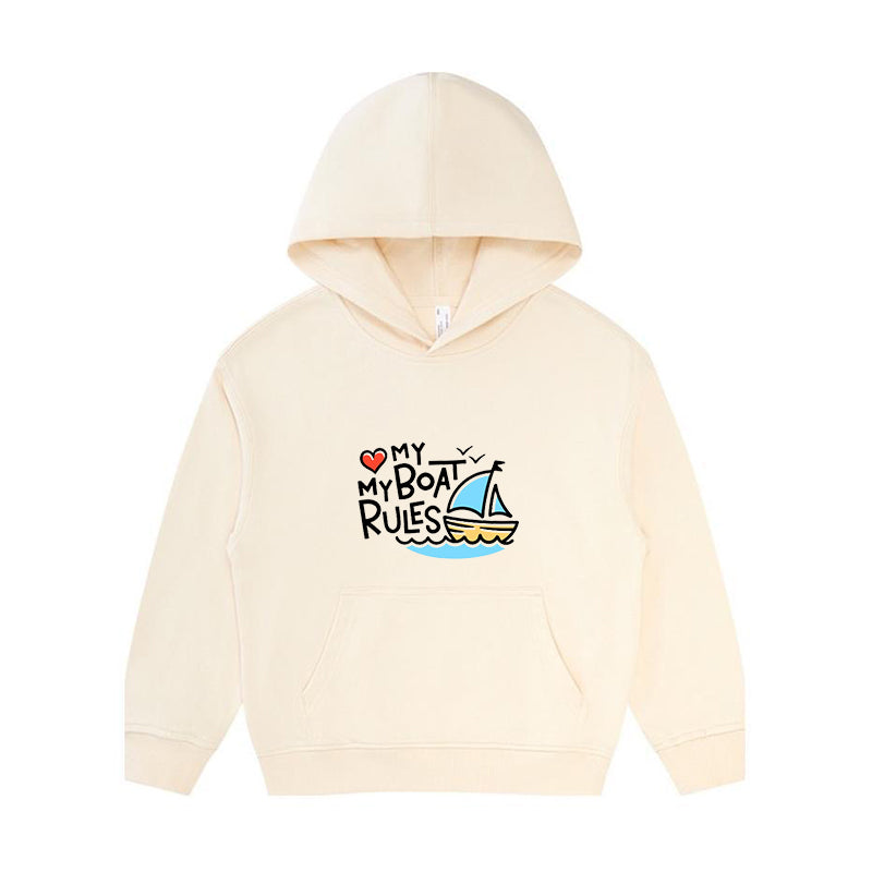 My Boat My Rules Kid's Hoodie