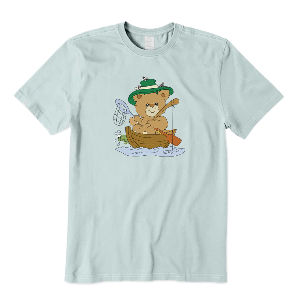 Cute Bear Fishing T-Shirt