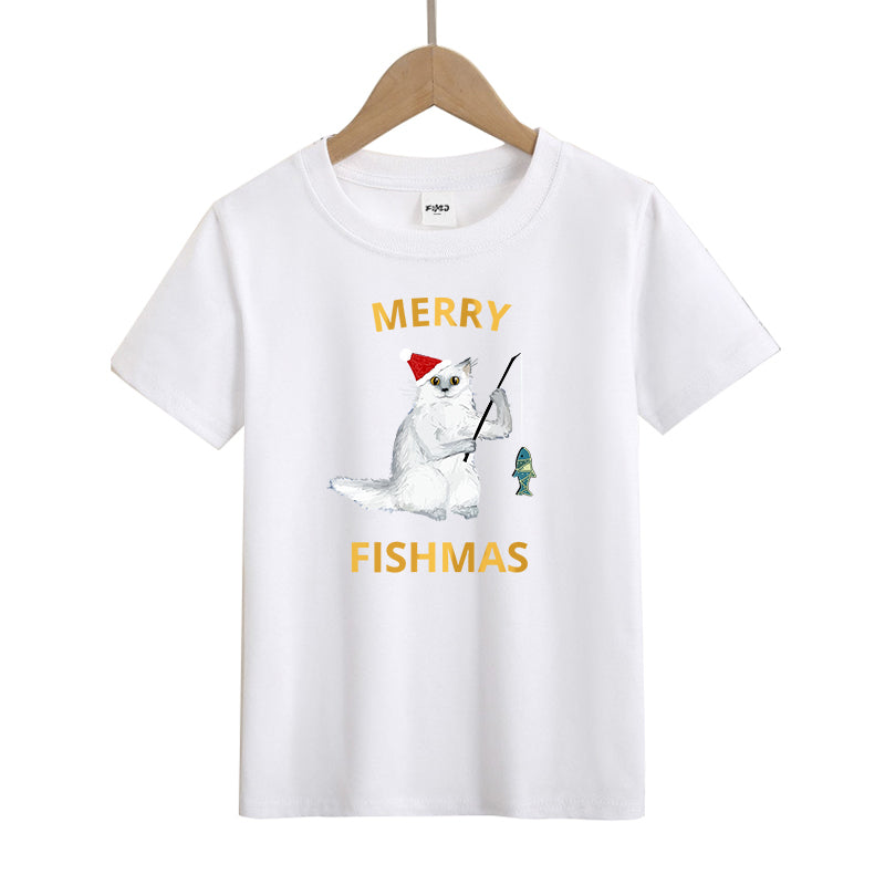 Merry Fishmas Kids T-Shirt