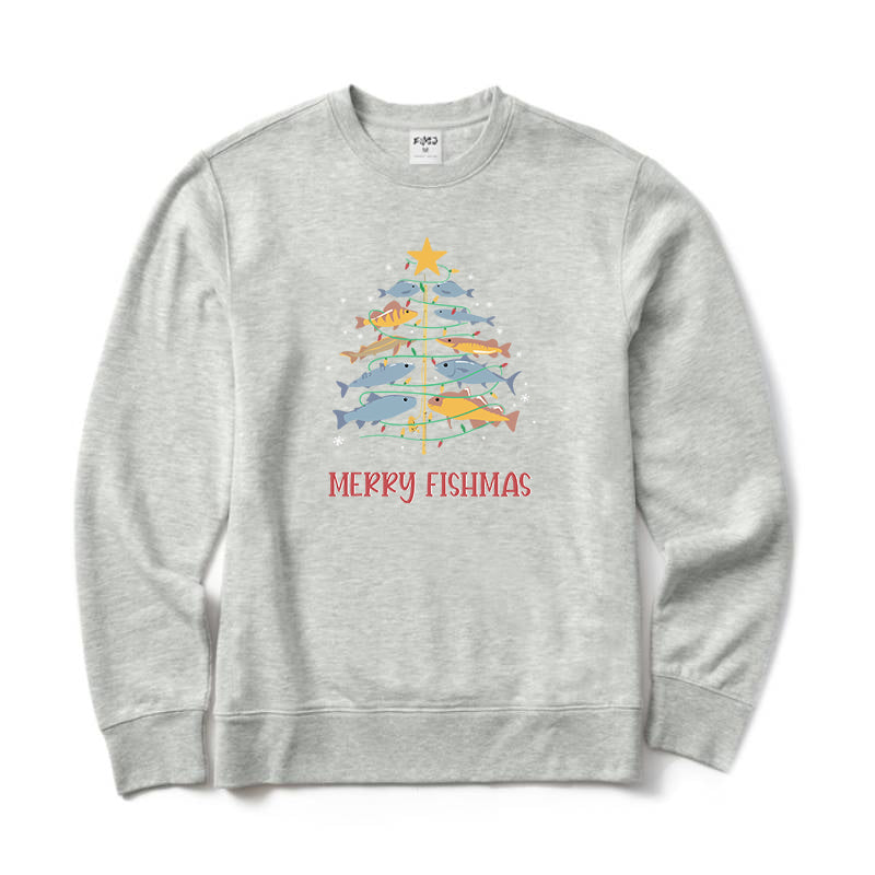 Merry Fishmas Crewneck Sweatshirt