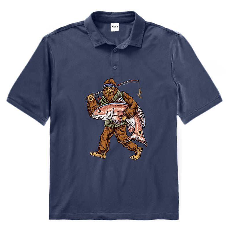 BIGFOOT FISHERMAN Polo Shirt