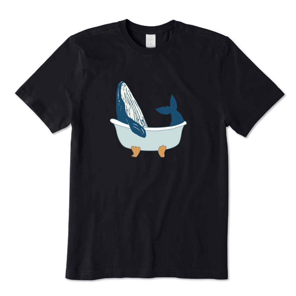 Whale in Bathtub T-Shirt